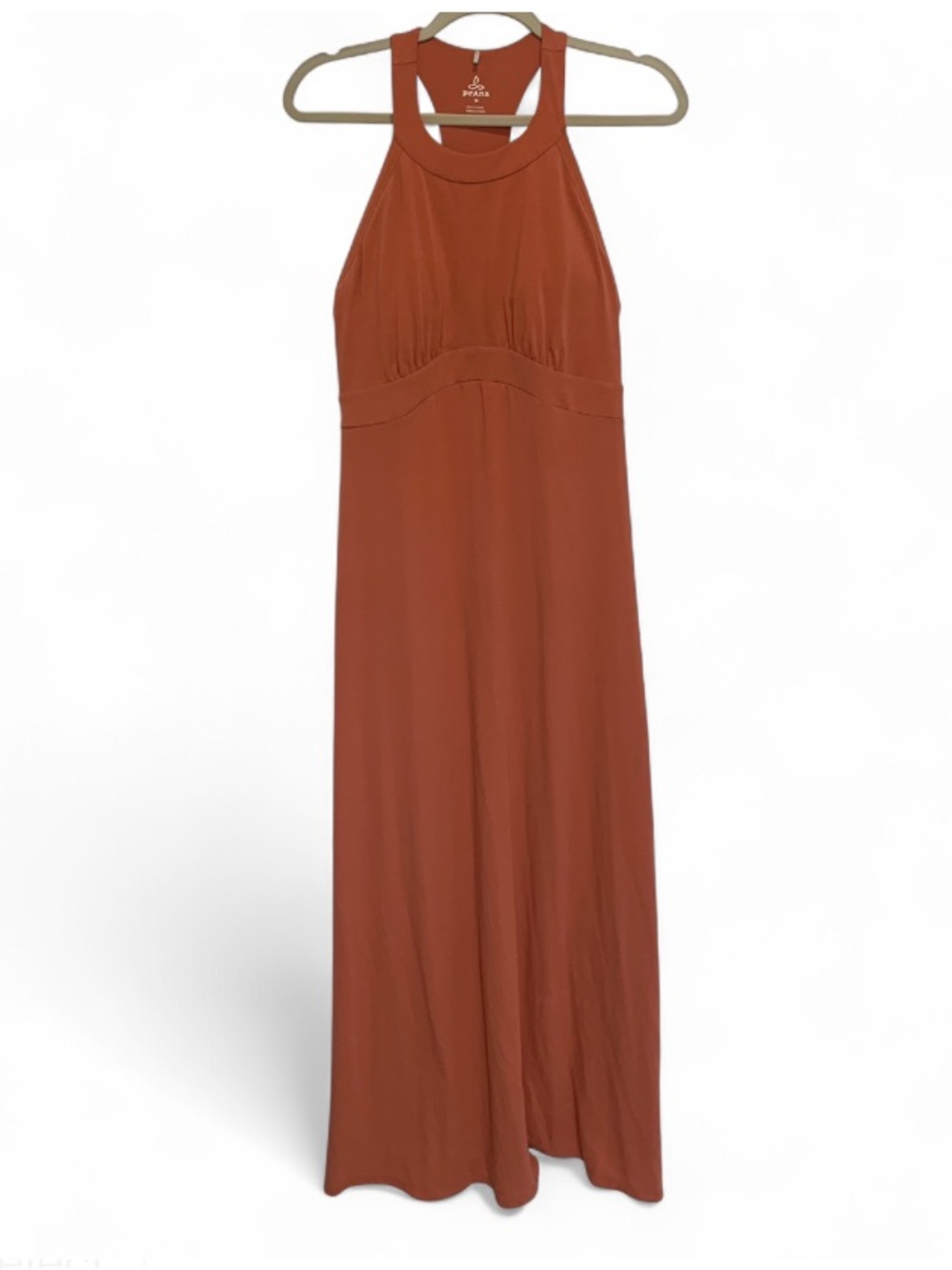 Prana Calexico Orange Racerback Maxi Dress